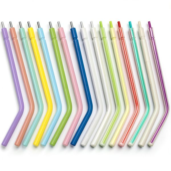 Dental Air Water Syringe Tips Vocadok 500pcs 3‑Way Rainbow Nozzles-0
