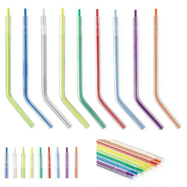 Dental Air Water Syringe Tips Vocadok 500pcs 3‑Way Rainbow Nozzles-4