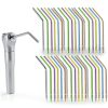 ANNWAH 1000PCS Dental Disposable Air Water Spray Syringe Nozzles Colorful Spray Tips/Tubes Dental Office Use-0