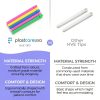 High Volume Evacuator HVE Tips - PlastCare Suction - Rainbow Pack-2