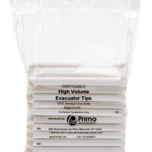 High Volume Evacuator Tips HVE by Primo 100 Pack Vented Evacuator-0